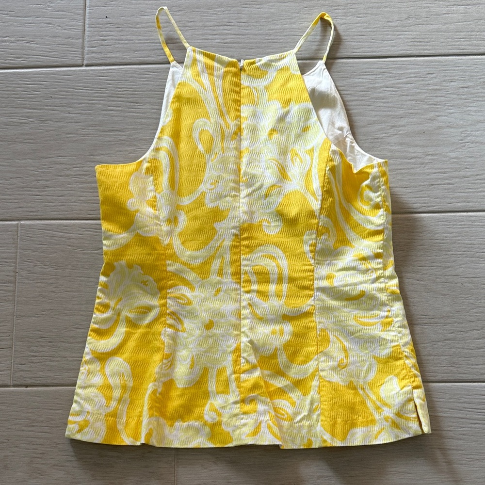 Lilly Pulitzer 2016 Magnolia yellow Top - Picture 3 of 5